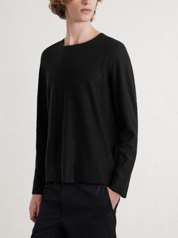 Eliaf Top Slub Camel Hair-Blend Sweater - FR Eliaf Top Slub Camel Hair-Blend Sweater - FR