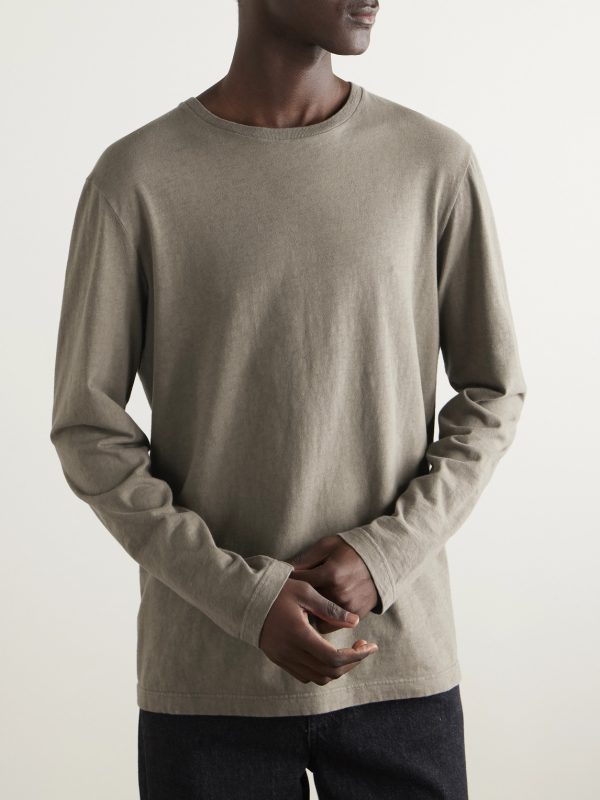 Leon Slub Cotton-Jersey T-Shirt - FR Leon Slub Cotton-Jersey T-Shirt - FR