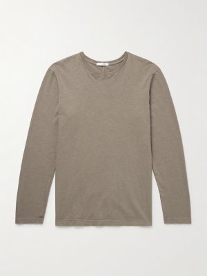 Leon Slub Cotton-Jersey T-Shirt Leon Slub Cotton-Jersey T-Shirt