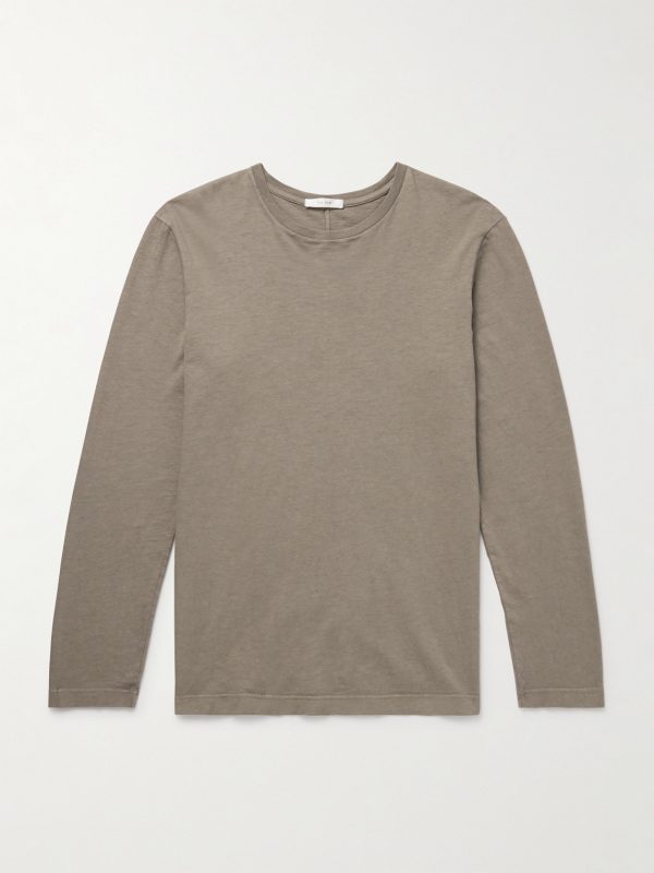 Leon Slub Cotton-Jersey T-Shirt Leon Slub Cotton-Jersey T-Shirt