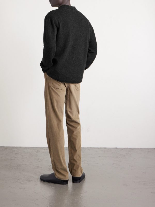 Leach Cashmere Polo Shirt - BK Leach Cashmere Polo Shirt - BK