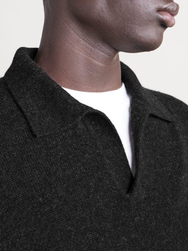 Leach Cashmere Polo Shirt - CU Leach Cashmere Polo Shirt - CU