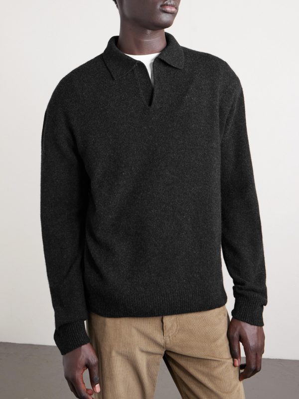 Leach Cashmere Polo Shirt - FR Leach Cashmere Polo Shirt - FR