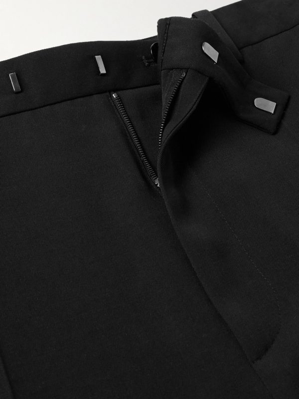 Prisa Slim-Fit Straight-Leg Wool-Twill Trousers - E1 Prisa Slim-Fit Straight-Leg Wool-Twill Trousers - E1