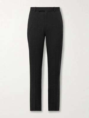 Prisa Slim-Fit Straight-Leg Wool-Twill Trousers Prisa Slim-Fit Straight-Leg Wool-Twill Trousers