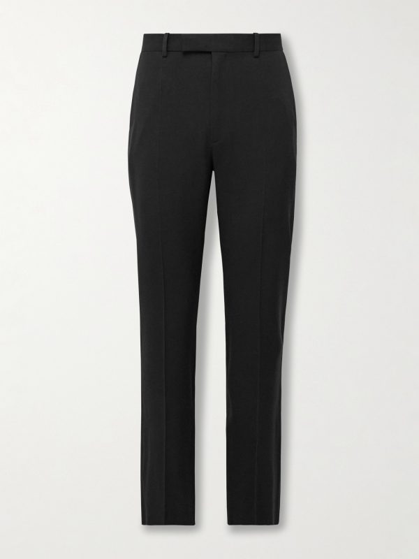 Prisa Slim-Fit Straight-Leg Wool-Twill Trousers Prisa Slim-Fit Straight-Leg Wool-Twill Trousers