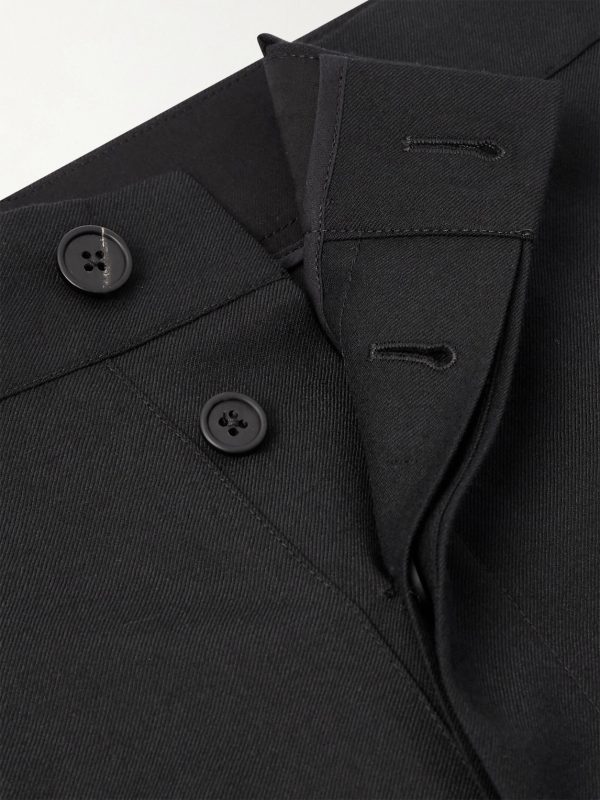 Ottis Straight-Leg Virgin Wool-Flannel Trousers - CU Ottis Straight-Leg Virgin Wool-Flannel Trousers - CU