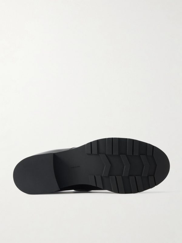 Lug Sole Slip On Leather Loafers - E1 Lug Sole Slip On Leather Loafers - E1