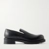 Lug Sole Slip On Leather Loafers Lug Sole Slip On Leather Loafers
