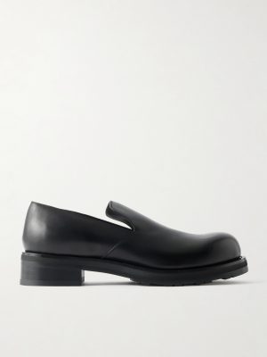 Lug Sole Slip On Leather Loafers Lug Sole Slip On Leather Loafers