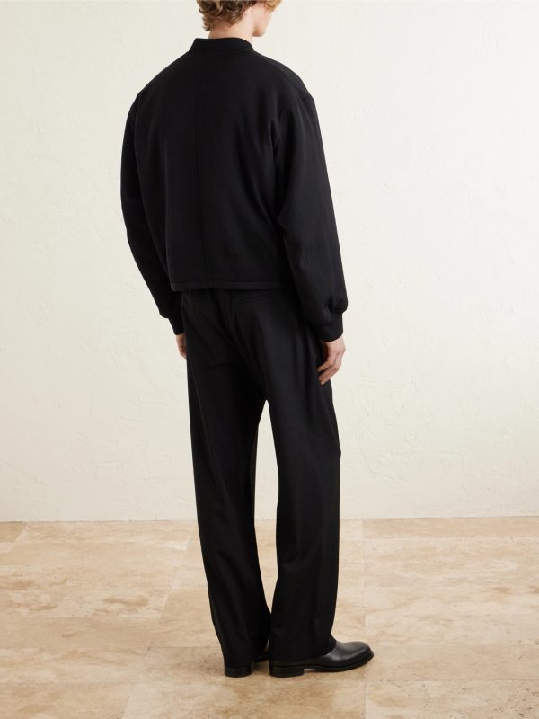 Fenn Padded Wool-Twill Bomber Jacket - BK