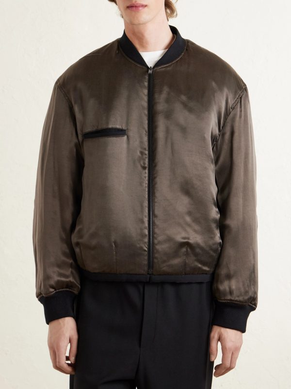 Fenn Padded Wool-Twill Bomber Jacket - E3