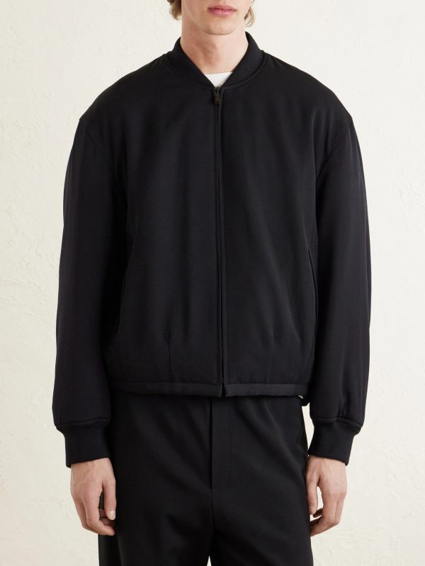 Fenn Padded Wool-Twill Bomber Jacket - FR