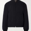 Fenn Padded Wool-Twill Bomber Jacket
