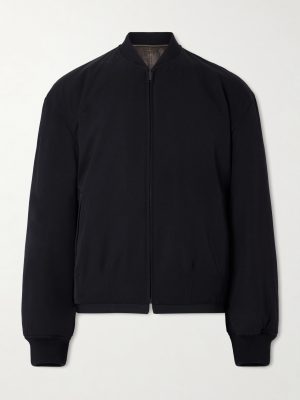 Fenn Padded Wool-Twill Bomber Jacket Fenn Padded Wool-Twill Bomber Jacket