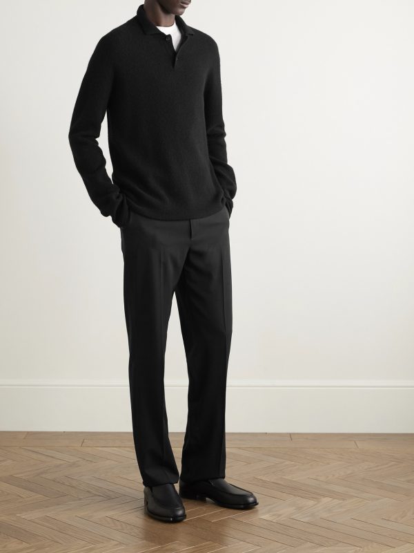 Tiger Cashmere Polo Sweater - OU Tiger Cashmere Polo Sweater - OU
