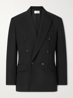 Perin Jacket Double-Breasted Wool-Gabardine Blazer Perin Jacket Double-Breasted Wool-Gabardine Blazer