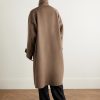 Kenet Oversized Cashmere and Virgin Wool-Blend Coat - BK