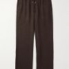 Edward Straight-Leg Garment-Dyed Linen Drawstring Trousers Edward Straight-Leg Garment-Dyed Linen Drawstring Trousers