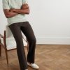 Edward Straight-Leg Garment-Dyed Linen Drawstring Trousers - OU Edward Straight-Leg Garment-Dyed Linen Drawstring Trousers - OU