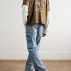 Roadrunner Camp-Collar Embroidered TENCEL™-Twill Shirt - OU
