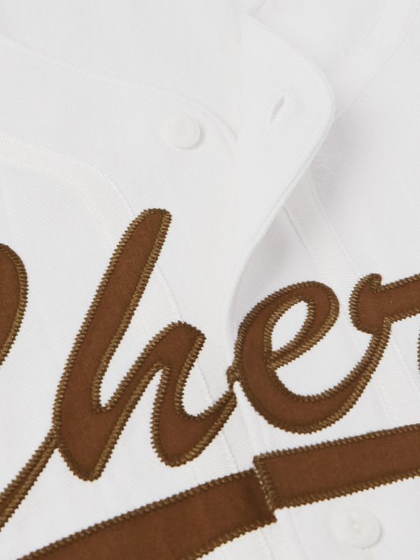 Logo-Appliquéd Striped Cotton-Twill Shirt - CU