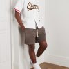 Logo-Appliquéd Striped Cotton-Twill Shirt - OU