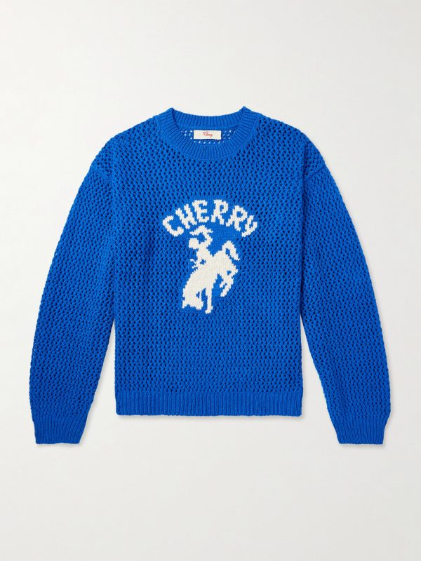 Intarsia Cotton Sweater Intarsia Cotton Sweater