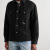Logo-Embroidered Linen Shirt - FR