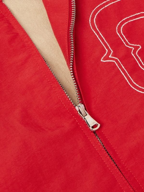 Logo-Embroidered Shell Bomber Jacket - CU