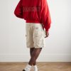 Logo-Embroidered Shell Bomber Jacket - OU