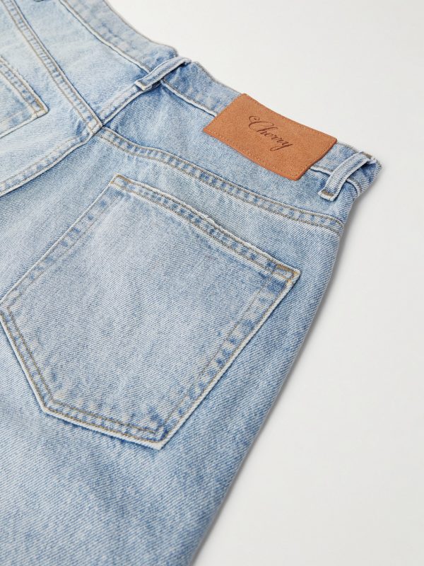 Straight-Leg Denim Shorts - E1 Straight-Leg Denim Shorts - E1