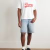 Straight-Leg Denim Shorts - OU Straight-Leg Denim Shorts - OU