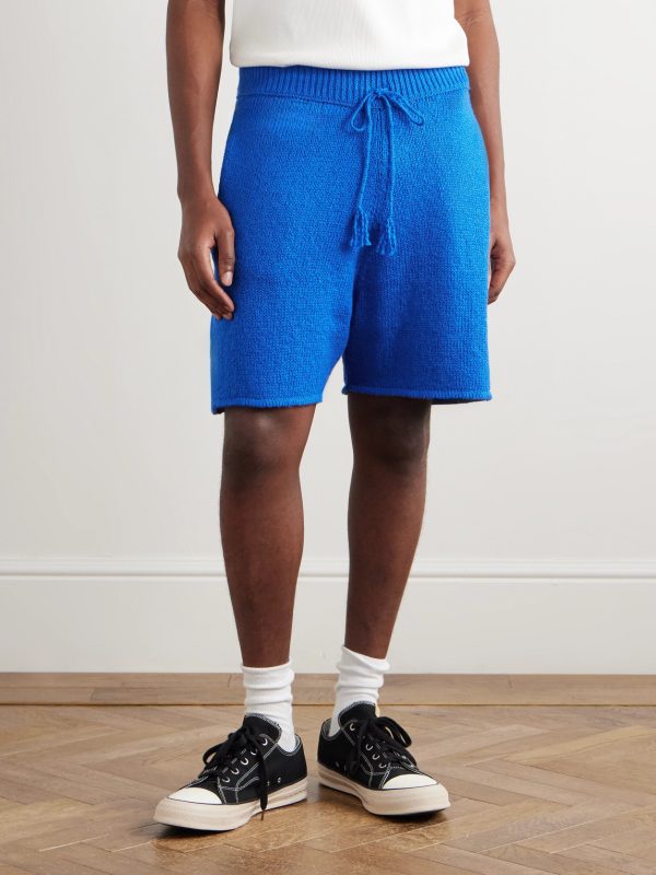 Straight-Leg Cotton Drawstring Shorts - FR