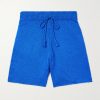 Straight-Leg Cotton Drawstring Shorts