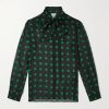 Polka-Dot Silk-Georgette Shirt Polka-Dot Silk-Georgette Shirt