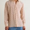 Printed Silk Crepe de Chine Shirt - FR Printed Silk Crepe de Chine Shirt - FR