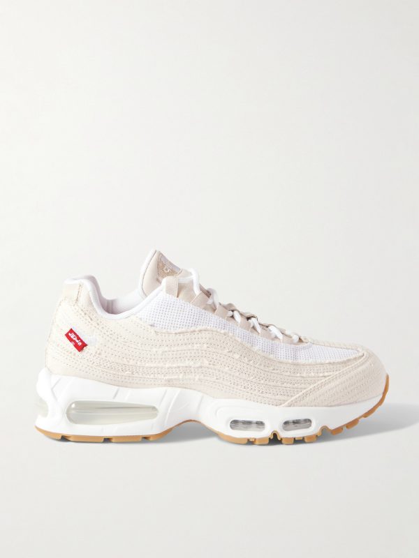 + Levi's Air Max 95 Mesh-Trimmed Denim Sneakers + Levi's Air Max 95 Mesh-Trimmed Denim Sneakers