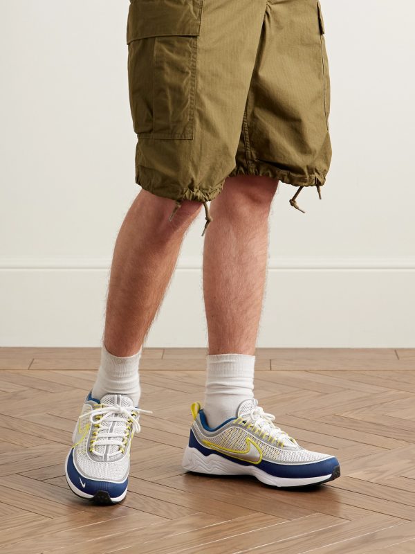 Air Zoom Spiridon Rubber-Trimmed Mesh Sneakers - OU Air Zoom Spiridon Rubber-Trimmed Mesh Sneakers - OU
