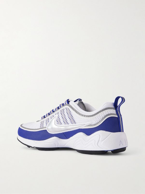 Air Zoom Spiridon Rubber-Trimmed Mesh Sneakers - BK Air Zoom Spiridon Rubber-Trimmed Mesh Sneakers - BK