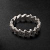 Armory Sterling Silver Diamond Ring - BK Armory Sterling Silver Diamond Ring - BK