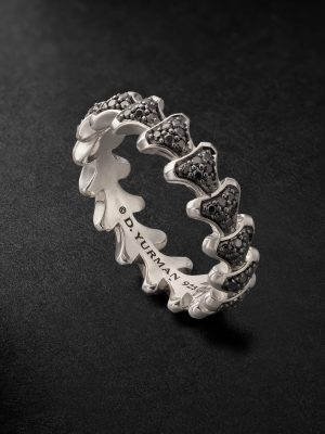 Armory Sterling Silver Diamond Ring