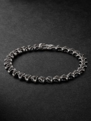 Armory Sterling Silver Diamond Bracelet
