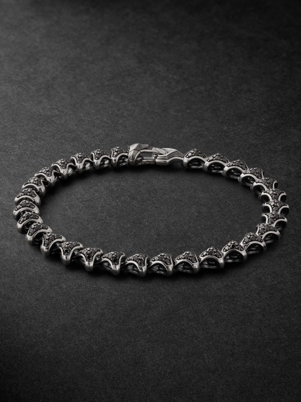 Armory Sterling Silver Diamond Bracelet Armory Sterling Silver Diamond Bracelet