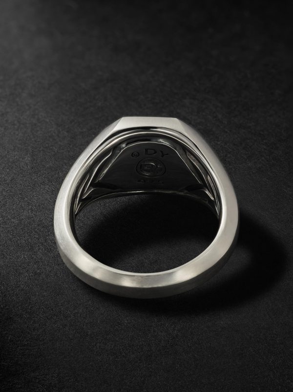 Streamline® Sterling Silver Pietersite Signet Ring - BK Streamline® Sterling Silver Pietersite Signet Ring - BK
