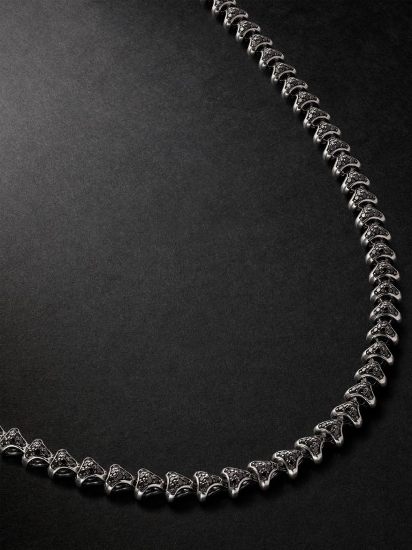 Armory Sterling Silver Diamond Necklace Armory Sterling Silver Diamond Necklace