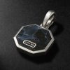 Sterling Silver Pietersite Pendant - BK Sterling Silver Pietersite Pendant - BK