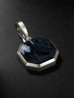 Sterling Silver Pietersite Pendant