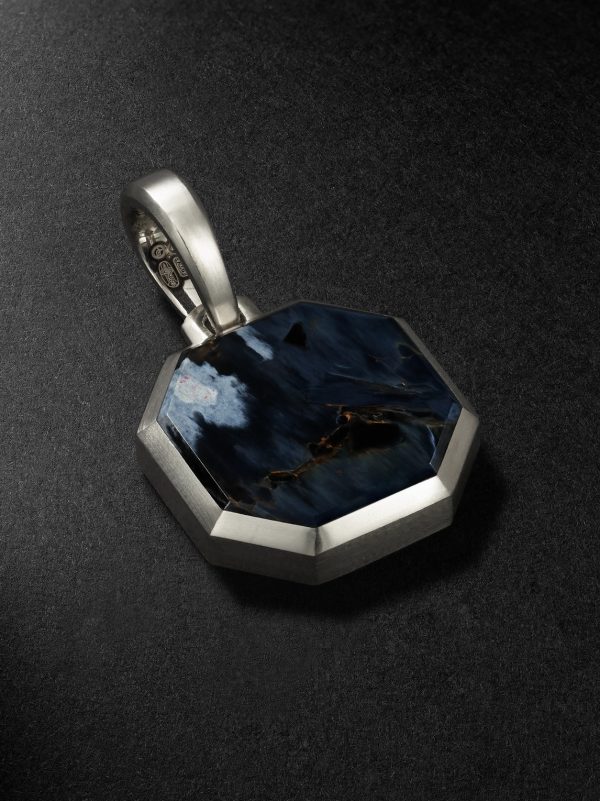Sterling Silver Pietersite Pendant Sterling Silver Pietersite Pendant