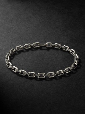 Streamline® Sterling Silver Diamond Chain Bracelet Streamline® Sterling Silver Diamond Chain Bracelet